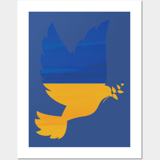 Ukraine Flag Ukrajina Ukrainian Kyiv Posters and Art
